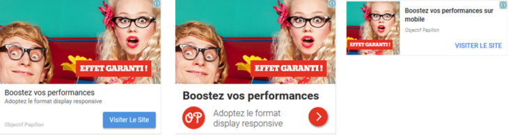 Bannières display responsive