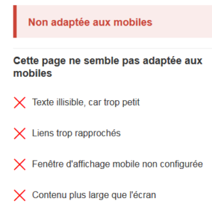 Facteurs lable mobile friendly