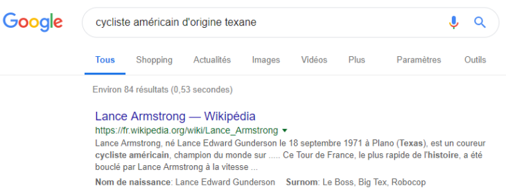 Lance Armstrong boss du SEO